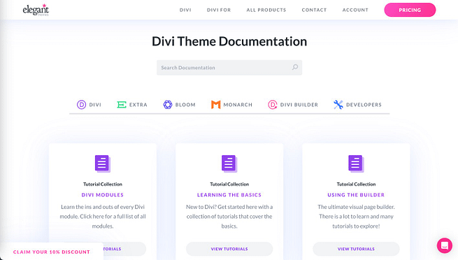 divi documentation