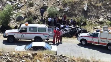 سقوط خودرو به دره در محور بانه ـ سقز ۴ کشته برجا گذاشت